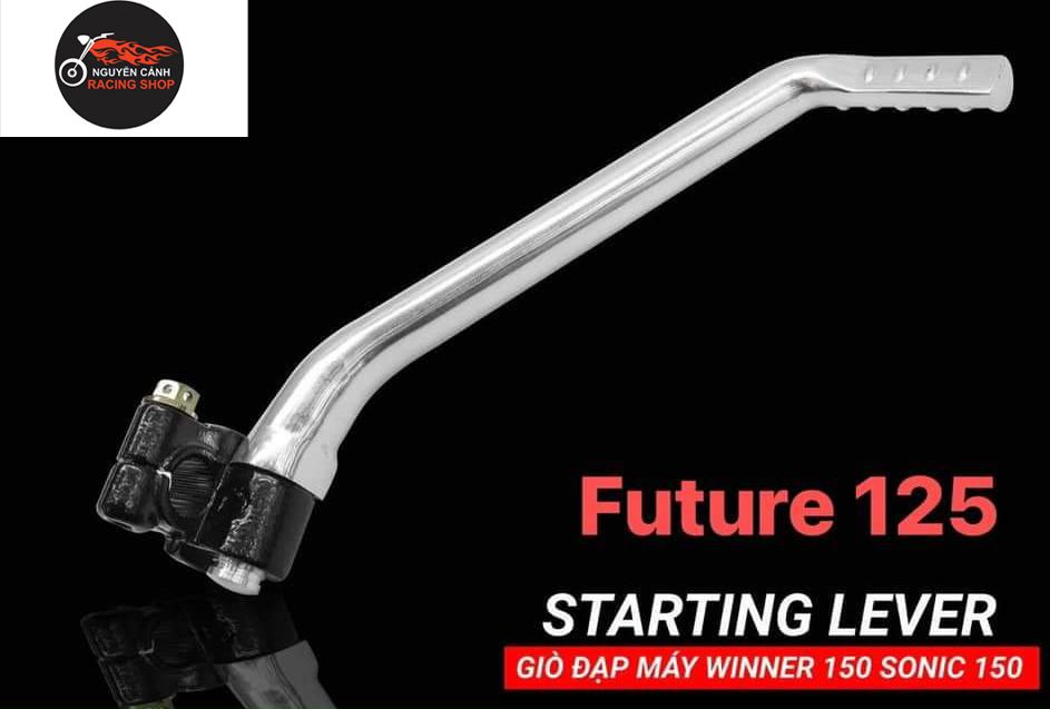 Giò đạp starting lever gắn xe winner,xe sonic 150,xe future 125 màu bạc