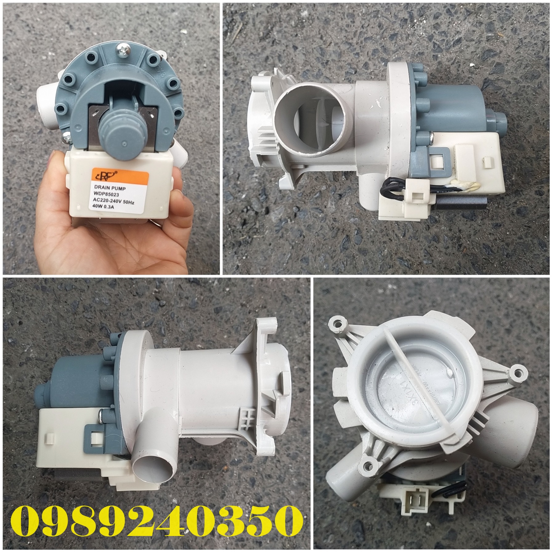 Bơm xả máy giặt cửa ngang Beko hàng chính hãng