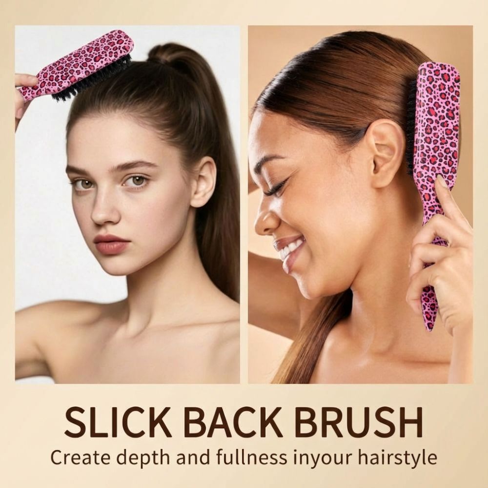 Professional Slick Back Hair Brush Unisex Backcombing Smoothing ...