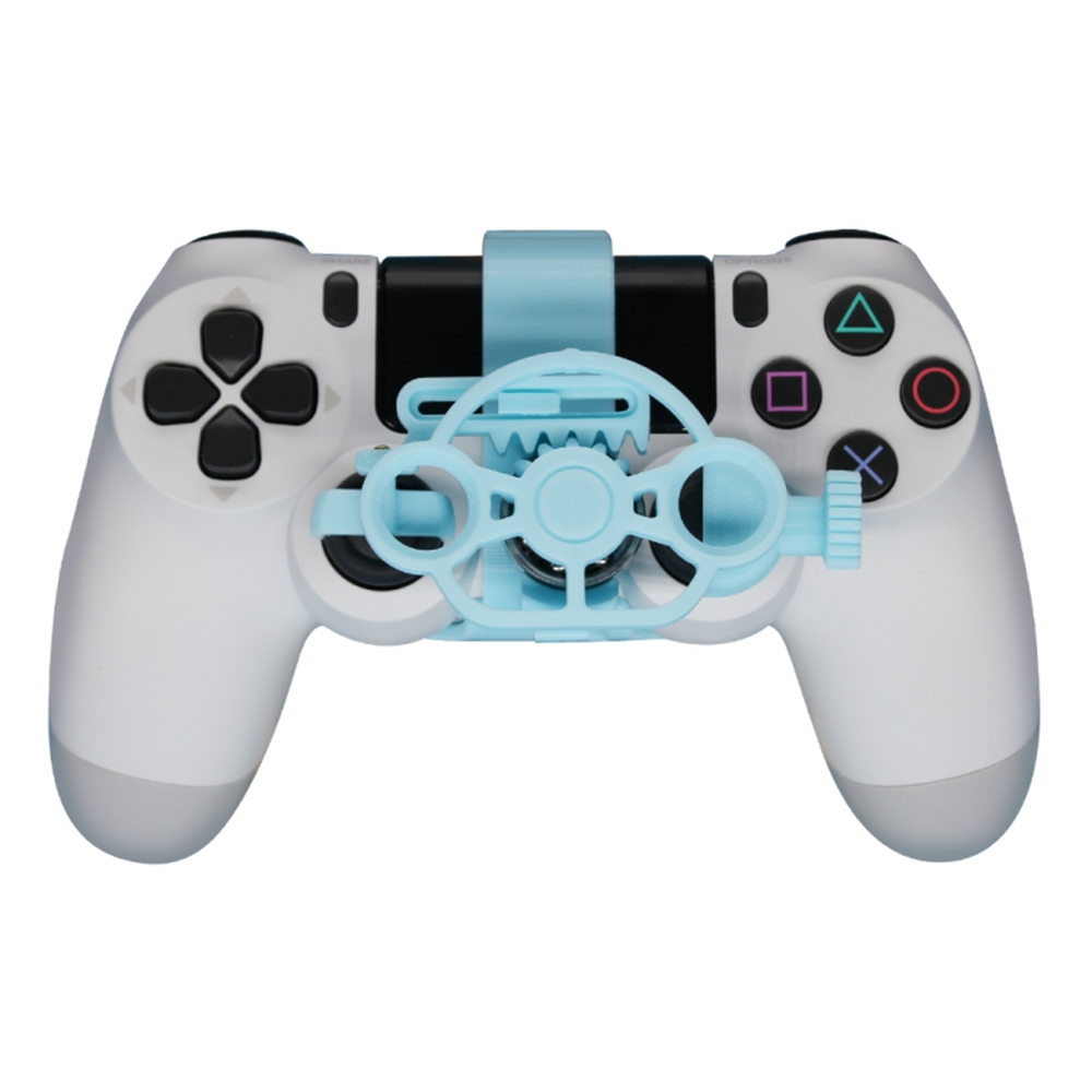 Cho PS4 Điều Khiển Trò Chơi Đua Xe Mini Chỉ Đạo 3D In Ấn Bánh Xe Phụ Trợ Điều Khiển Bộ điều khiển trò chơi Giả Lập Gamepad