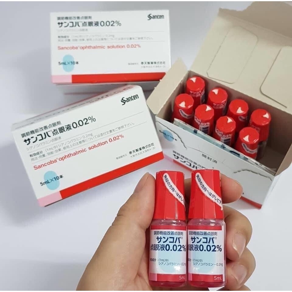 Nước nhỏ mắt sancoba Nhật Bản 5ml