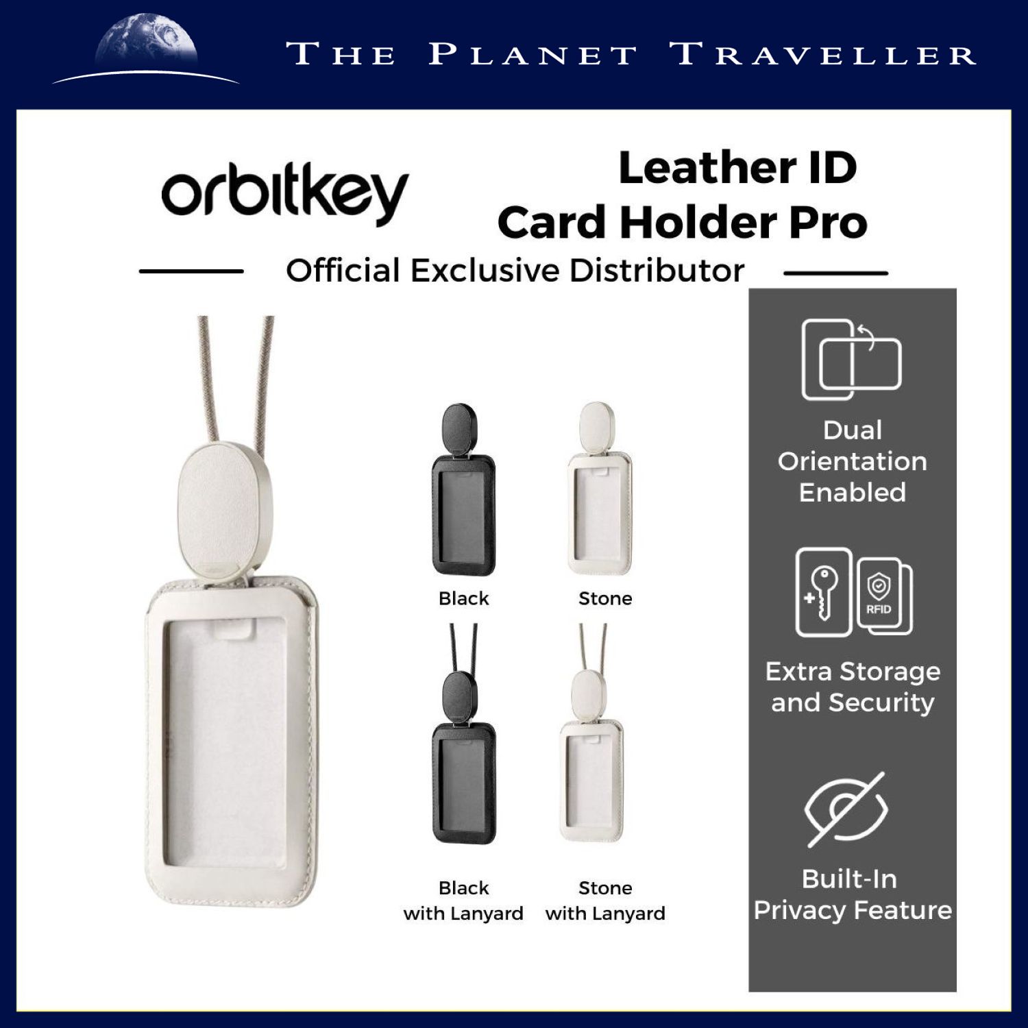 Orbitkey ID Card Holder Pro Black