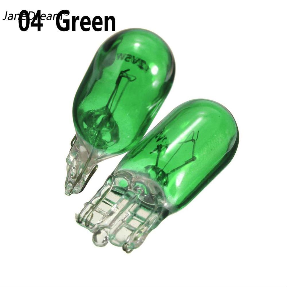 JaneDream 2Pcs/10Pcs T10 Wedge Halogen W5W 501 194 LED Interior Light Bulbs Car Auto Truck