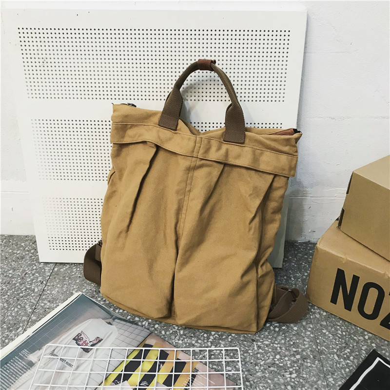 C&K Men's backpack student schoolbag large capacity simple leisure Korean version backpack college students backpack travel backpacks