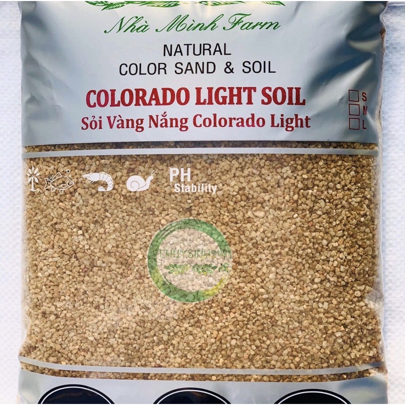 Sỏi Nắng Vàng colorado light - trang trí bể cá bể thuỷ sinh