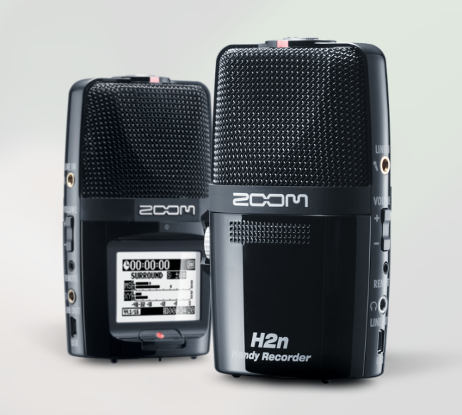 Zoom H2n 2-Input / 4-Track Portable Handy Recorder with Onboard 5-Mic ...