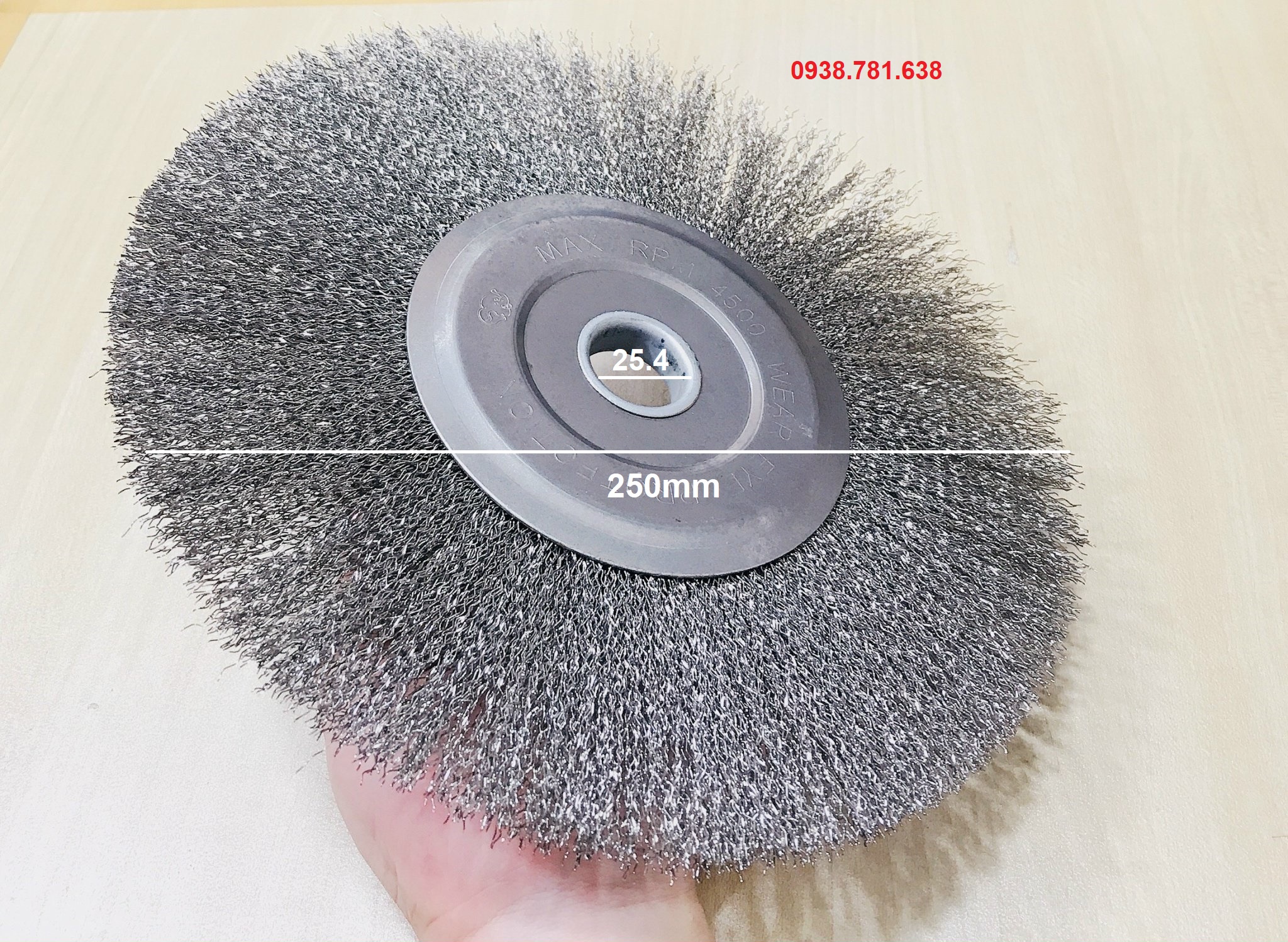 Bánh Cước Inox 250X10X25.4( 0.2-0.3mm)