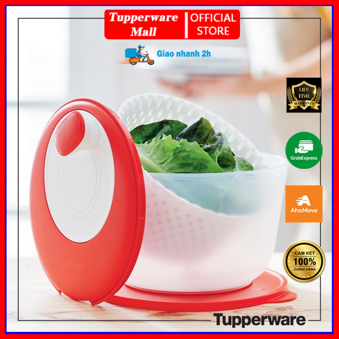 Dụng cụ quay rau Spinning Chef - Tupperware