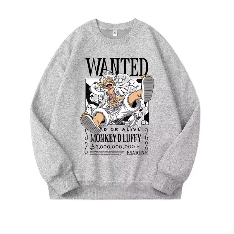 KYUSHUAD men's round neck sweater Anime sweatshirt Round neck and long sleeves Autumn tops
