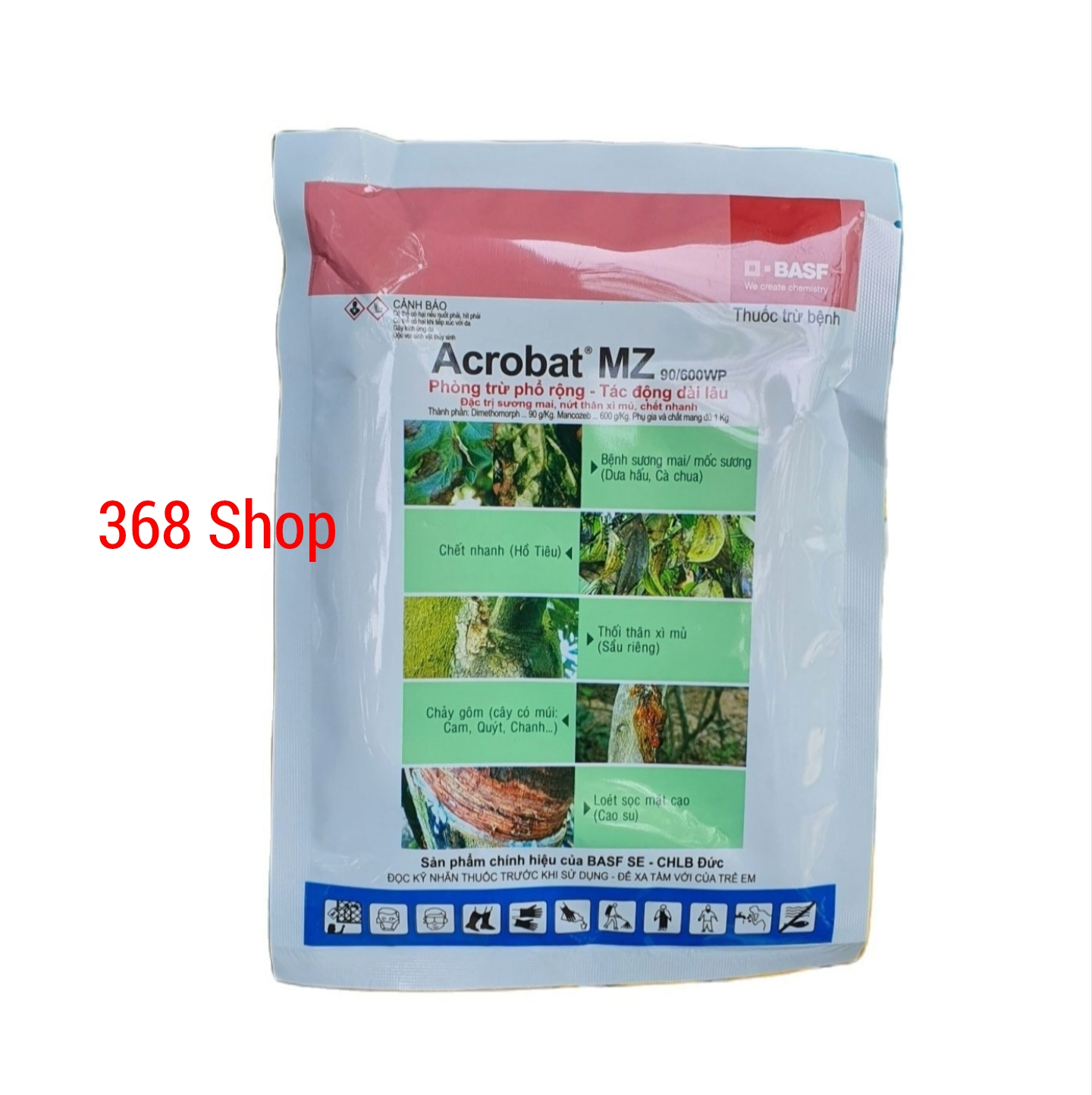 Thuốc trừ bệnh acrobat mz 90/600wp