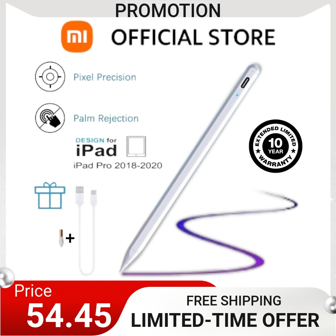 xiaomi stylus pen palm rejection