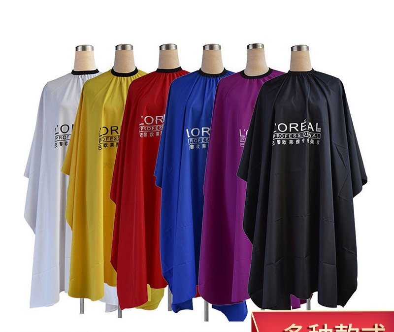 Áo choàng cắt tóc Mẫu LOreal đen
