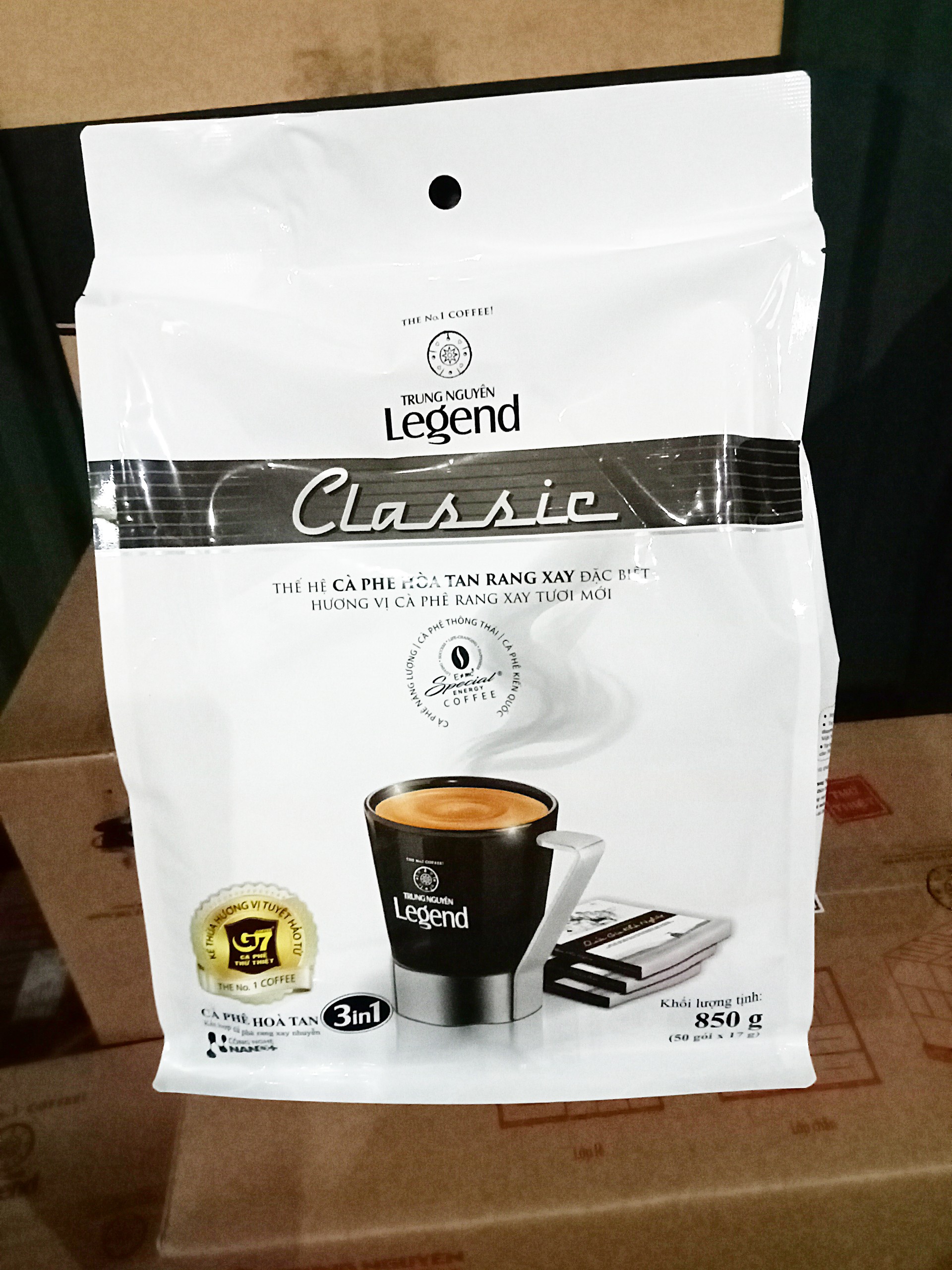 Cà Phê Trung Nguyên Legend Classic - Bịch 50 Sachets