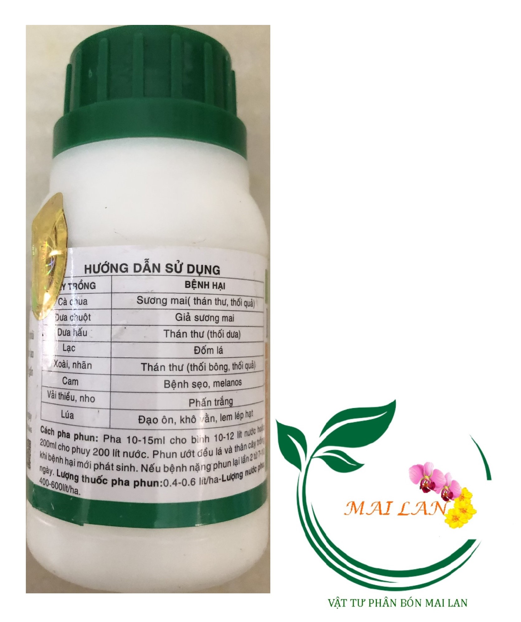 Thuốc Trị Nấm Bệnh Daconil 500SC - #153A# 100ml