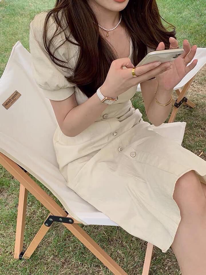 🌿 VÁY TAY BỒNG ĐUÔI CÁ CÚC NGỌC🌿