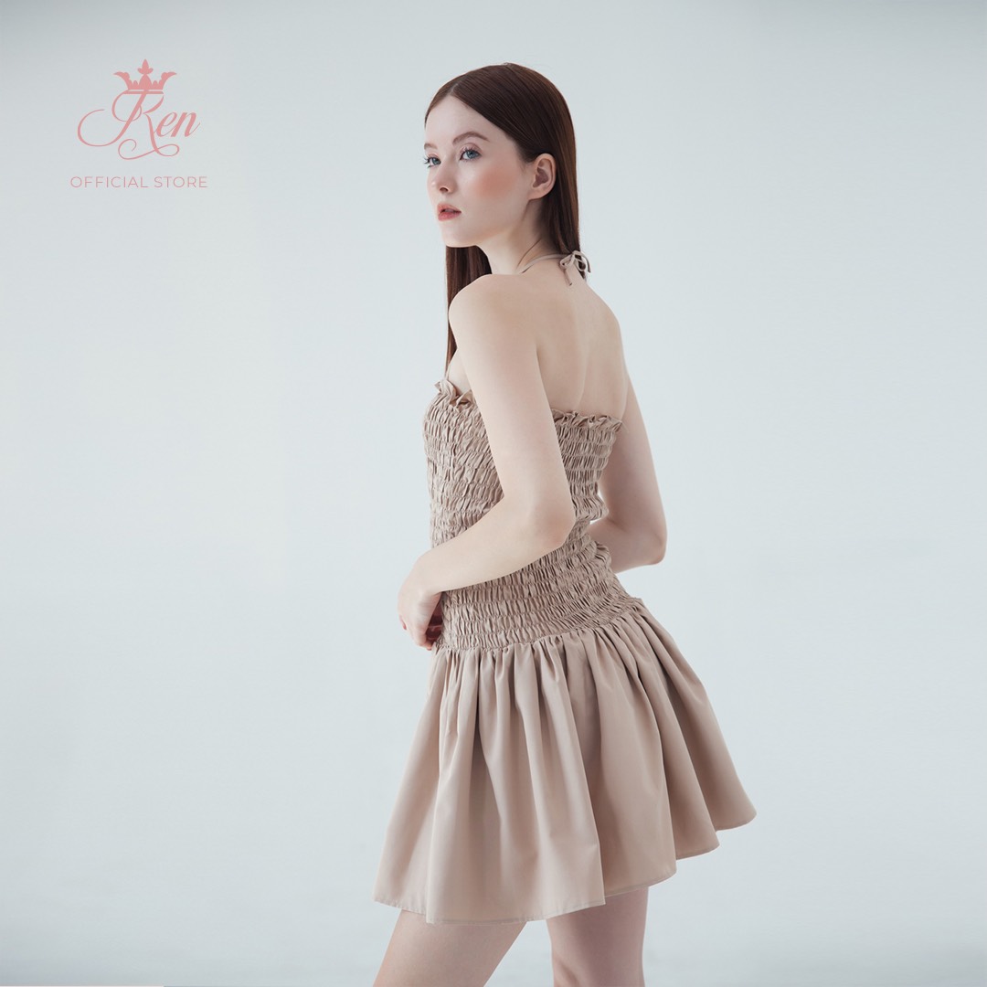 REN BY TEE - Đầm Nhún Thun Dáng Xòe