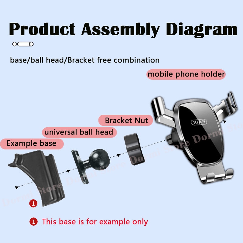 Holder For Tiguan 5N 2009 2016 Degree Rotating GPS Mount Support Bracket Accessories