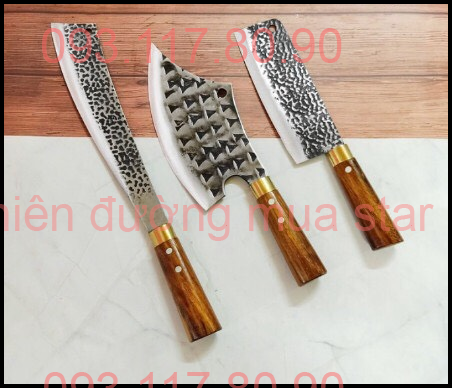 Bộ dao bếp thép nhíp ô tô