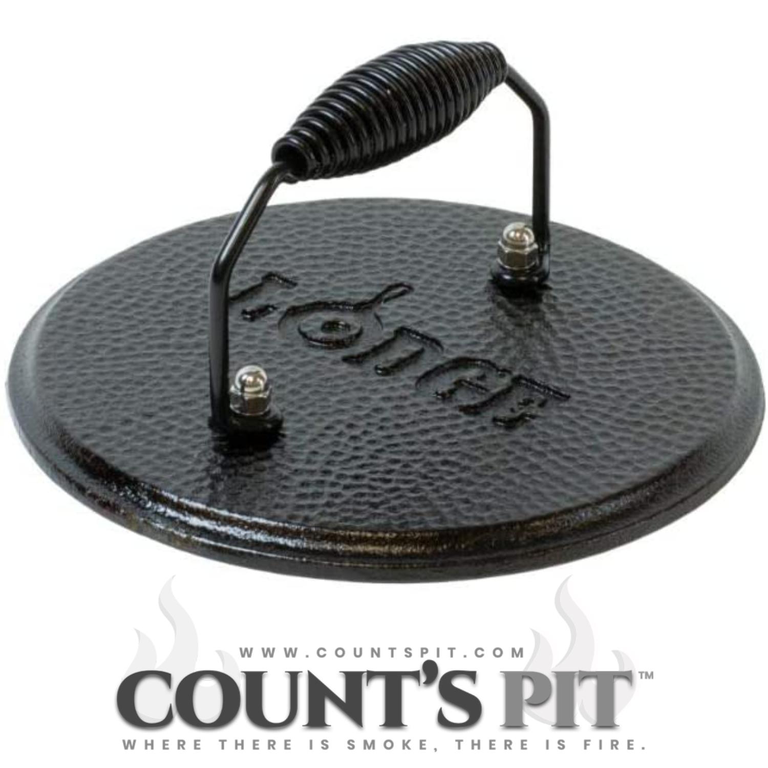 Lodge Cast Iron Round Grill Press, PreSeasoned, 7.5inch Lazada PH