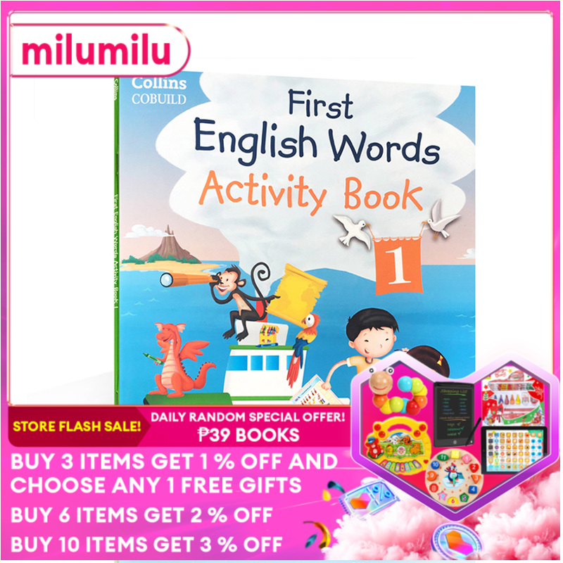 milu Collins First English Words Activity Book 1 Age 37 3 To 8 Years
