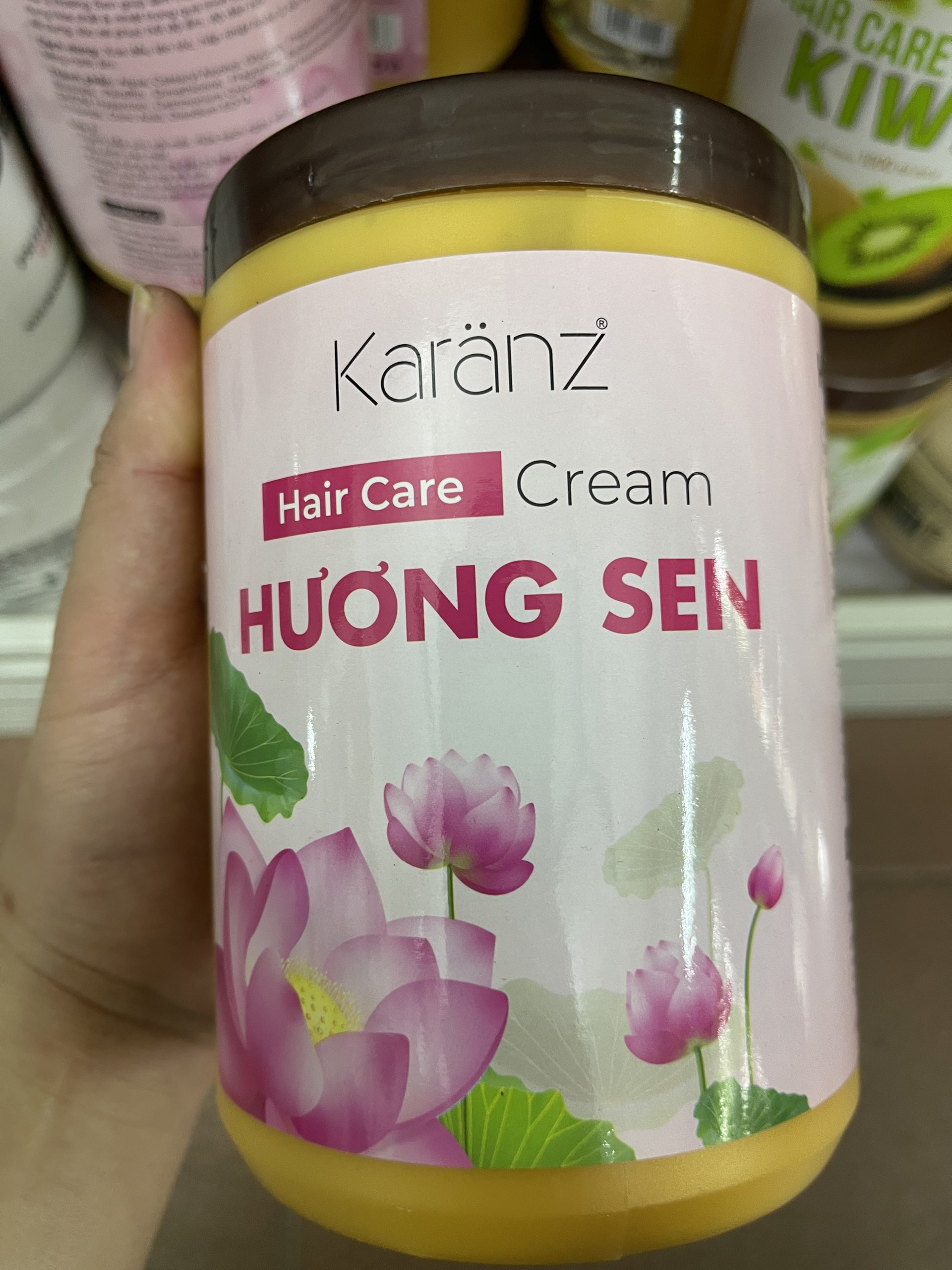 Kem hấp ủ hương sen karanz 1000ml