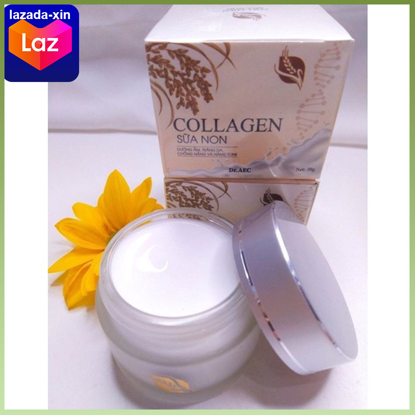 Kem Collagen Sữa Non Dưỡng Ẩm Trắng Da 30g