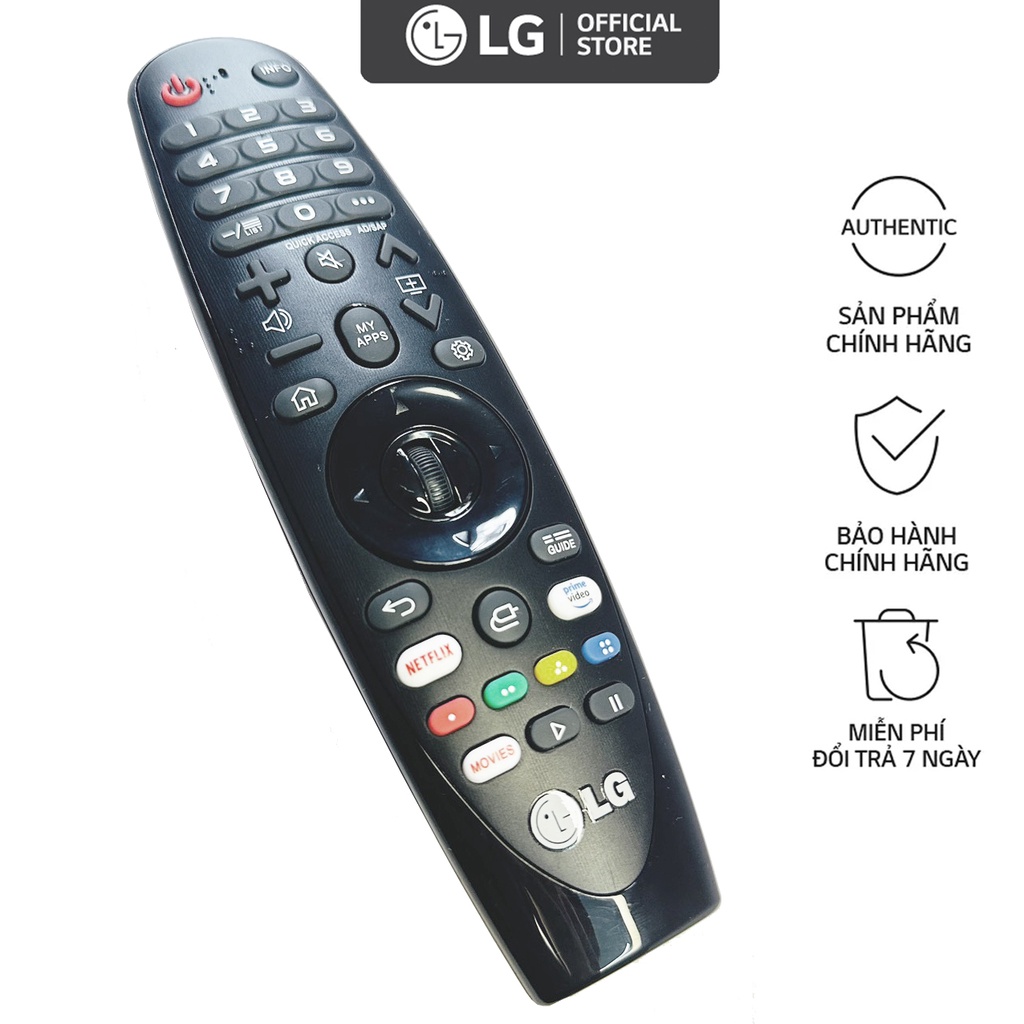 Điều khiển tivi lg magic lg mr20ga tương thích tất cả các dòng smart tivi lg - không dùng chuột không giọng nói