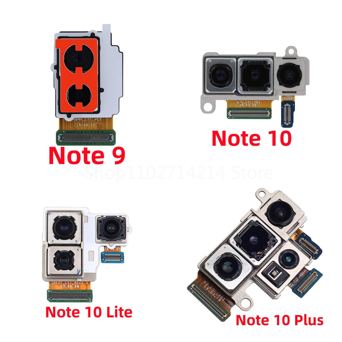 For Samsung Galaxy Note 10 Plus Lite Sm-N975F N975 N970 N770 Rear Back Facing Camera Module