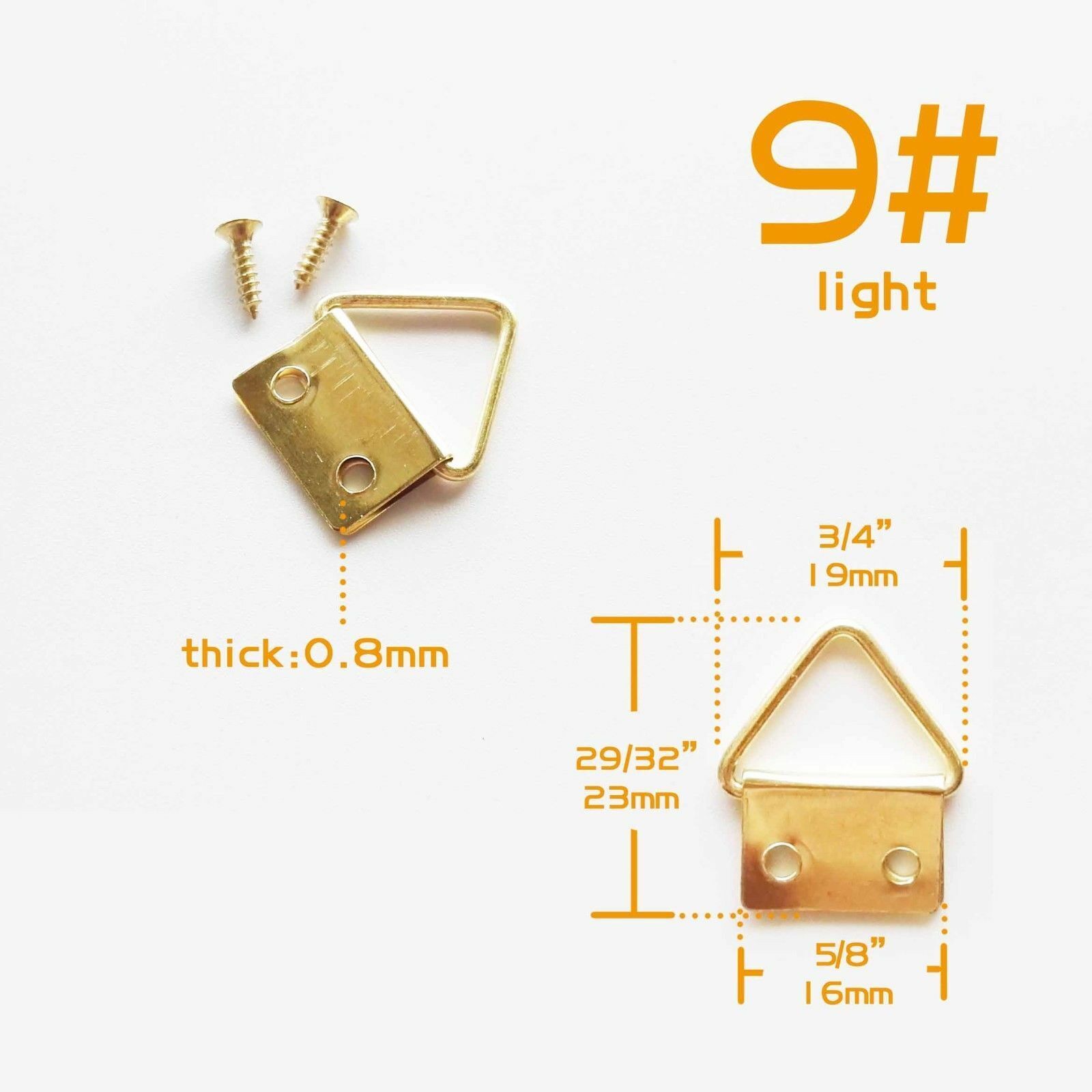 Ring Picture Hangers Small | Ring Hangers Hooks Screws | Triangle Picture  Hangers - Robe Hooks - Aliexpress