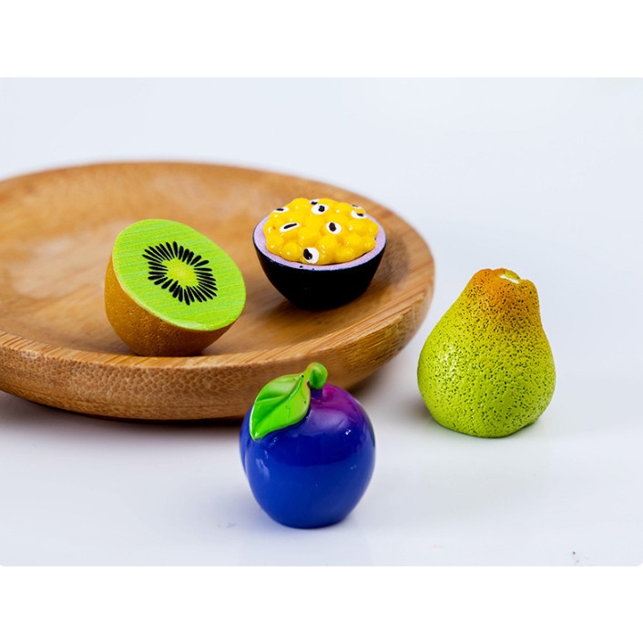 Mô hình trái cây mini trang trí terrarium, tiểu cảnh