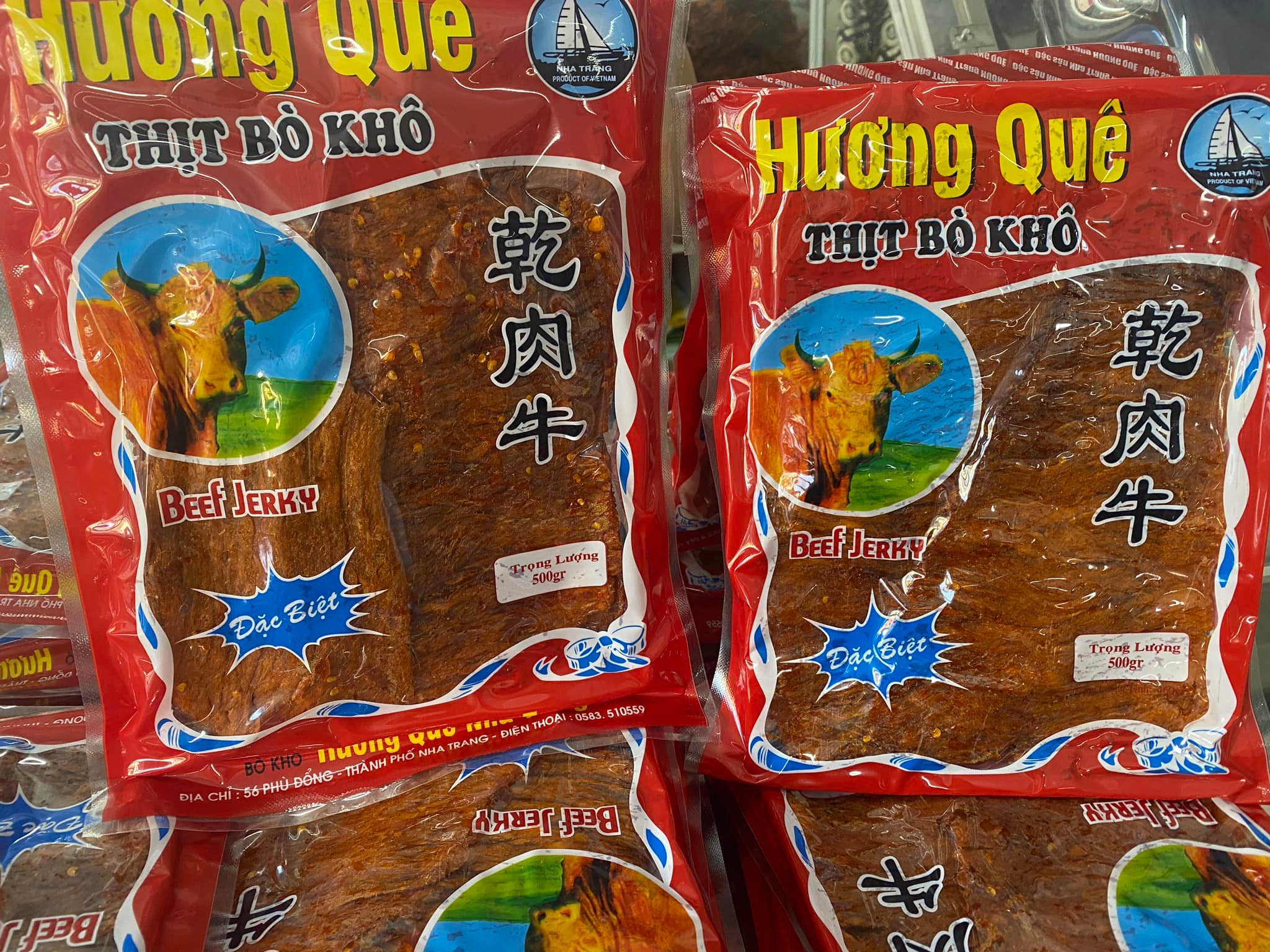 BÒ KHÔ MIẾNG HƯƠNG QUÊ NHA TRANG