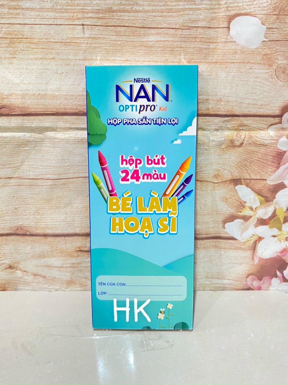 Hộp 24 bút sáp màu NAN