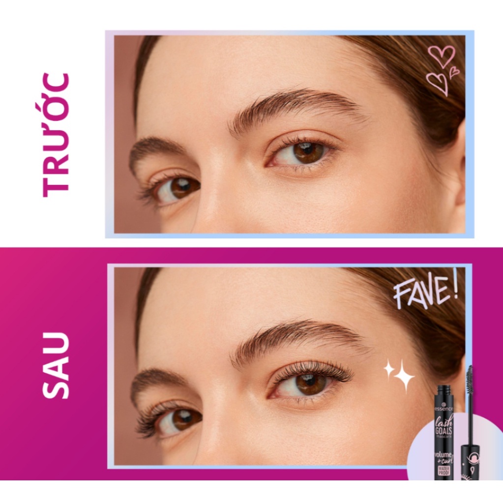 Chuốt mi Essence Lash Goals Mascara Volume & Curl Waterproof 7.5 ml - Lyo