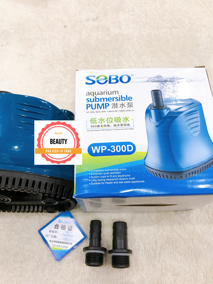 Máy Bơm Chìm, Máy Lọc Hồ Cá Sobo WP 300D 35w