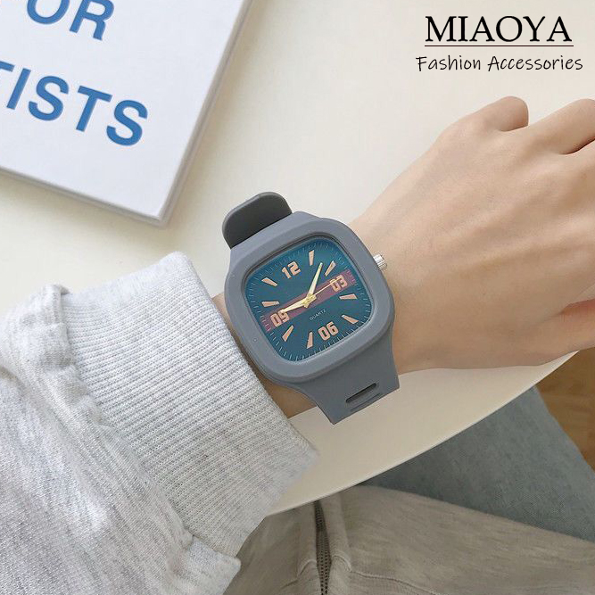 MIAOYA Fashion Jewelry Shop Đồng hồ điện tử mặt vuông thời thượng dành cho thumbnail