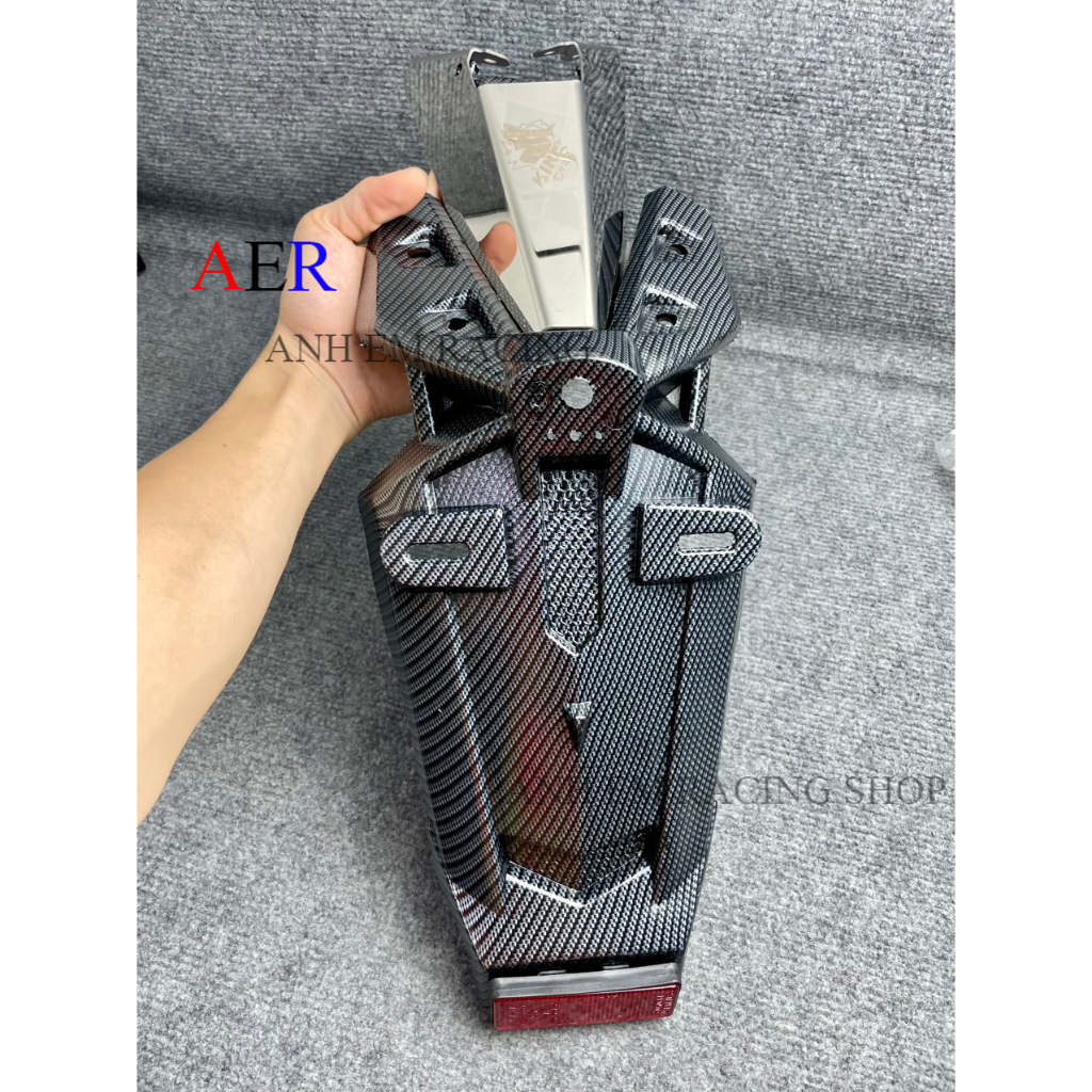 Dè malai v2 cacbon pat dè inox gắn exciter 150