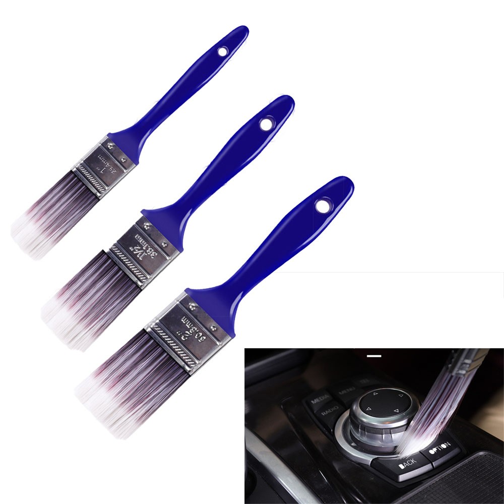 Gamoto Gamoto 1/1.5/2 Inch Car Air-conditioning Outlet Dust Removal Brush Car Gap Brush Cleaning Brush Corner Brush Instrument Panel Brush