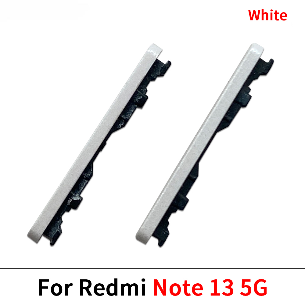1pcs Power Volume Side Button Key For Xiaomi Redmi Note 13 Pro 4G 5G Volume Button + Power ON OFF. 