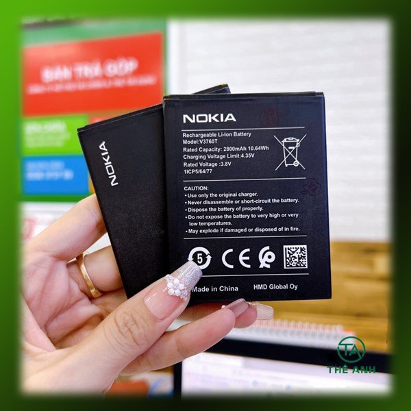Pin nokia c2 / v3760t hàng như hình
