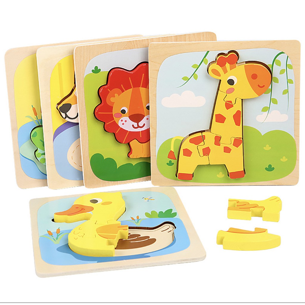 Children's Puzzle Grasp Board (Wooden Educational Puzzle)