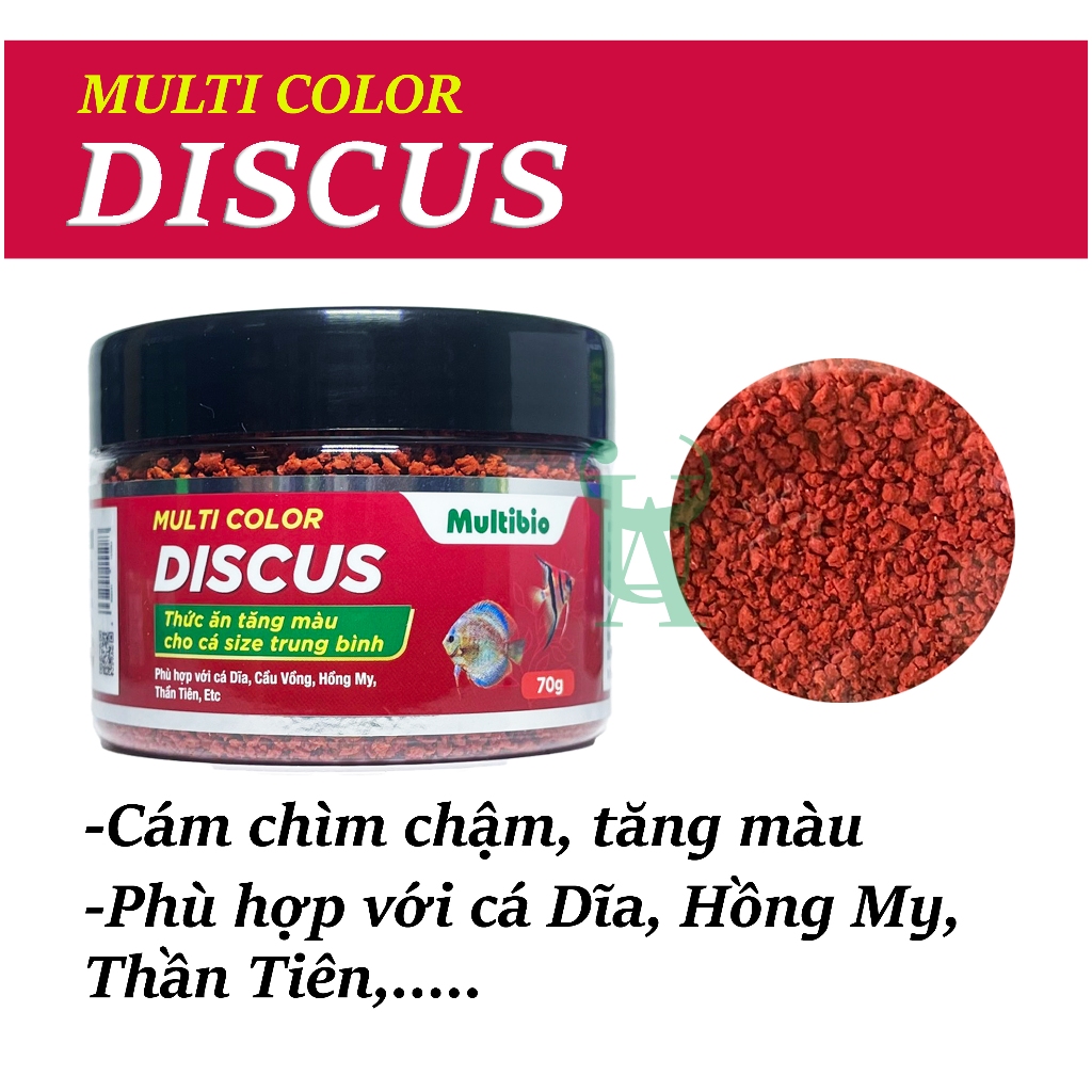 Thức ăn cám kích màu cho cá cảnh Multi Color