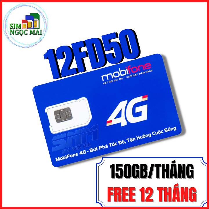 FREESHIP - CHƯA KÍCH HOẠT. Sim 4G Mobifone TK135 Miễn Phí Tháng Đầu 210gb Data - Sim Ngọc Mai