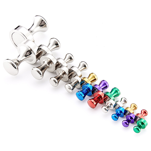 (1 Viên) Nam châm núm inox đính bảng, nam châm núm treo đồ