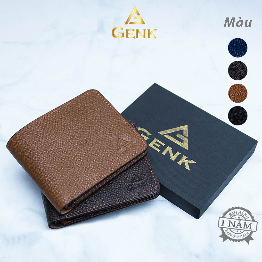 Ví Da Saffiano Nam Handmade Genk - GB26
