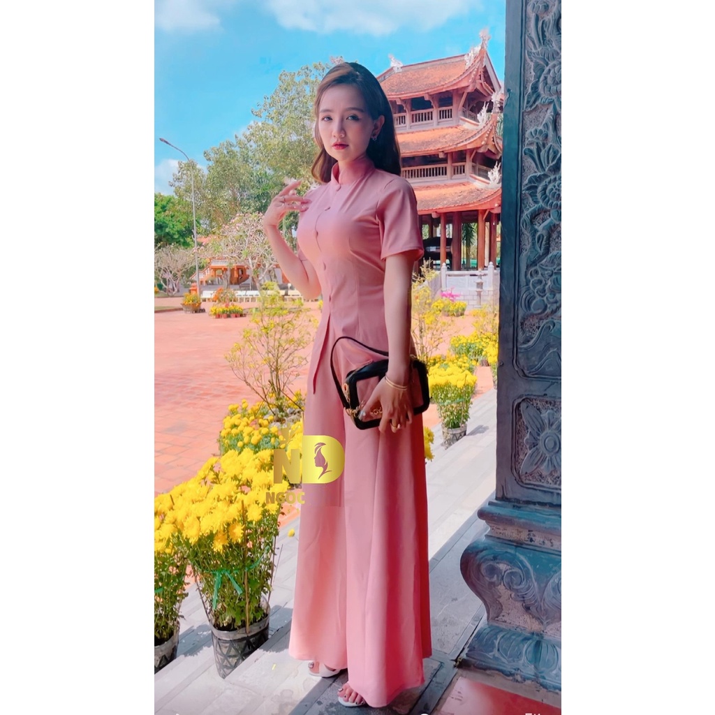 Đồ lam đi chùa nguyên set- đồ lam đi chùa nữ - bộ đi lễ chùa đẹp lụa