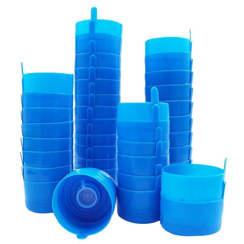 50 Pcs 3&5 Gallon Water Jug Cap,Anti Splash Water Bottle Caps,Reusable