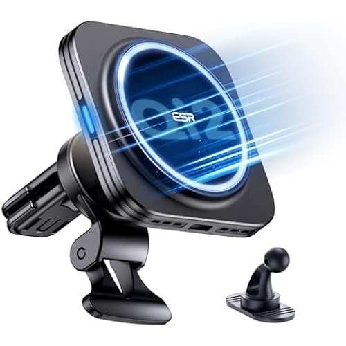 Esr Iphone 12 Car Mount Wireless Charger ESR Qi2 15W MagSafe Car