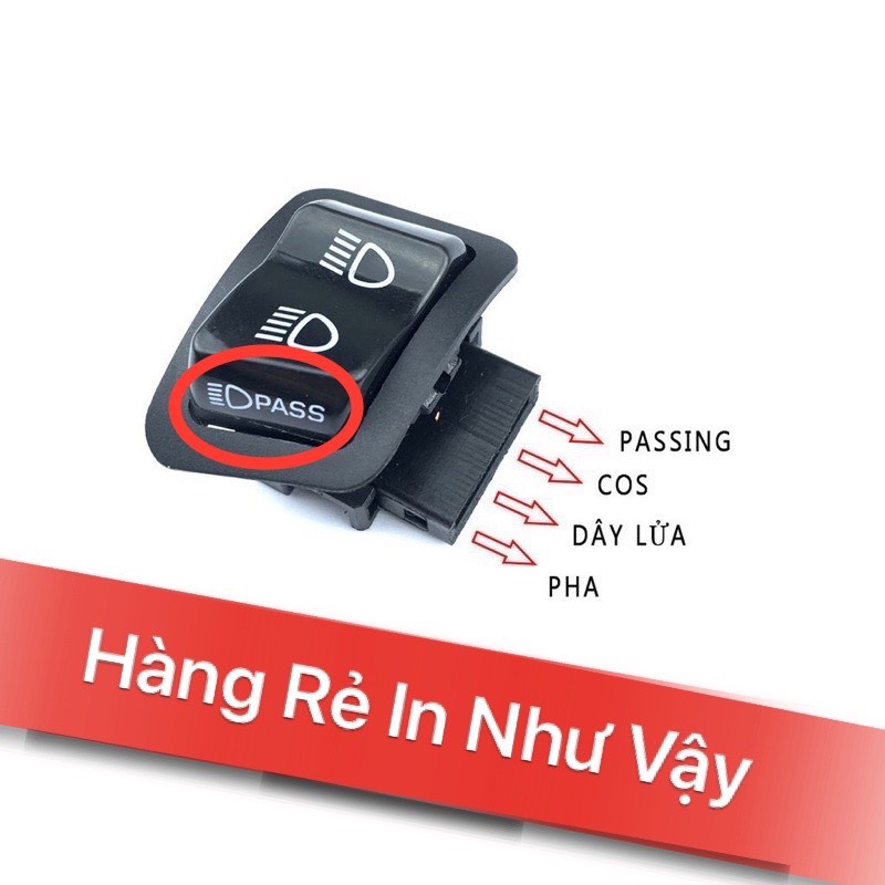 Công tắc Passing SH Việt (tặng giắc cắm)