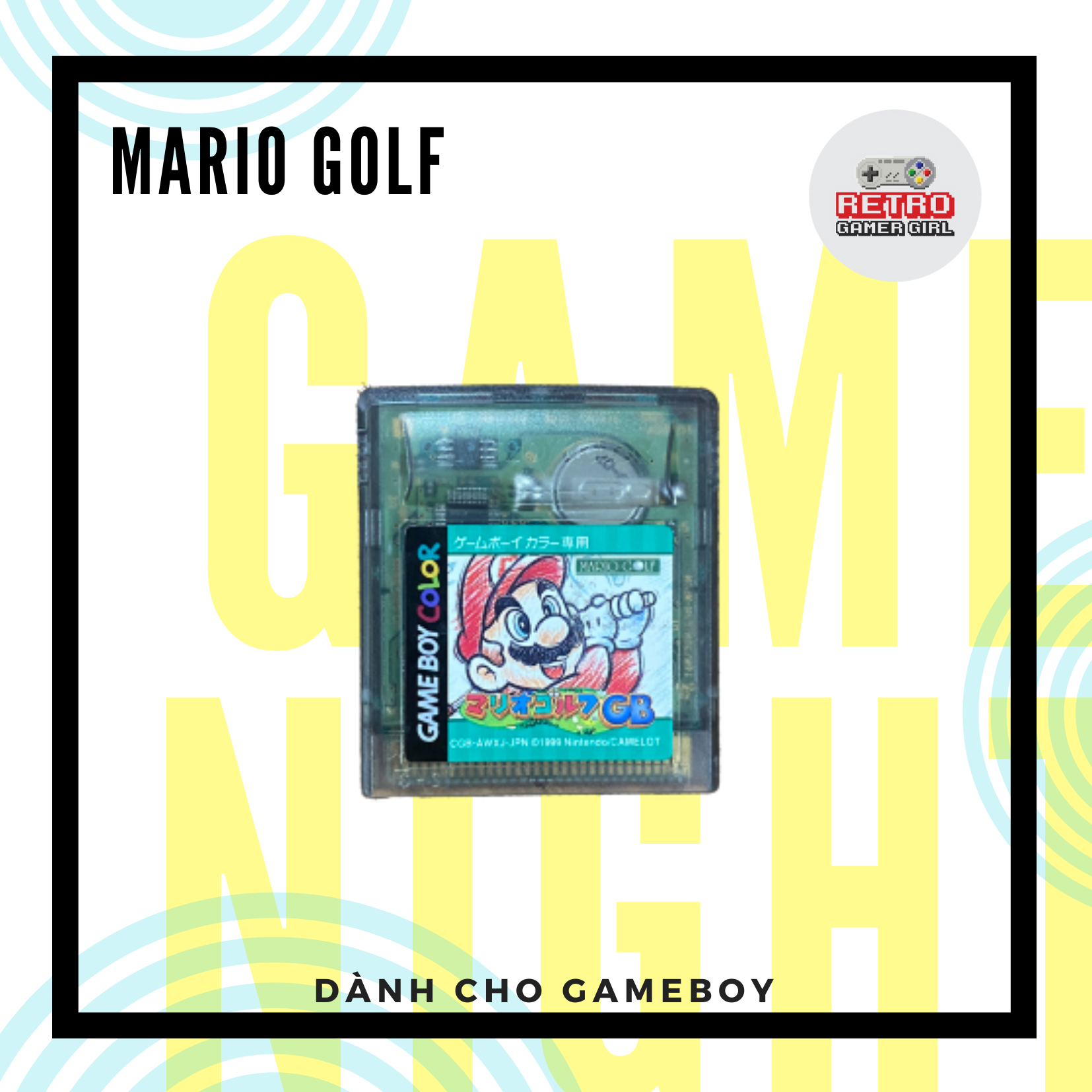 Băng game Mario Golf Gameboy hệ Nhật