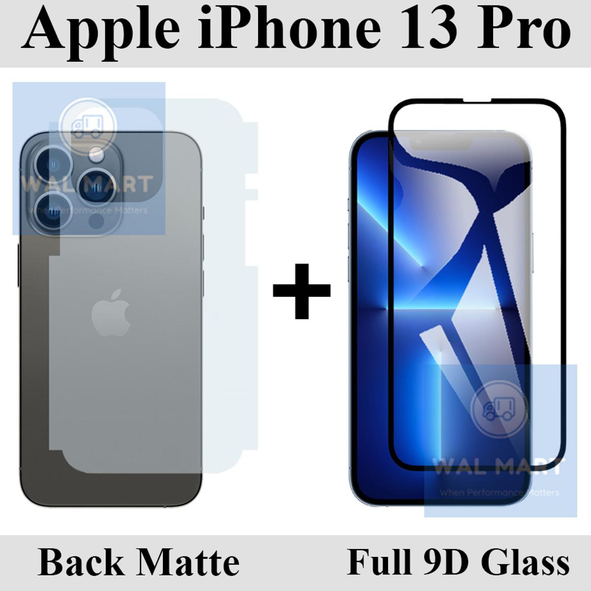 Apple%20iPhone%2013%20Pro%20Glass%20Protector%20Curved%209D%20Glass%20Full%20Screen%20Edge%20To%20Edge%20+%20Matte%20Back%20Protector%20Carbon%20Soft%20Skin%20Sheet%20For%20Apple%20iPhone%2013%20Pro%20-%20Image%202